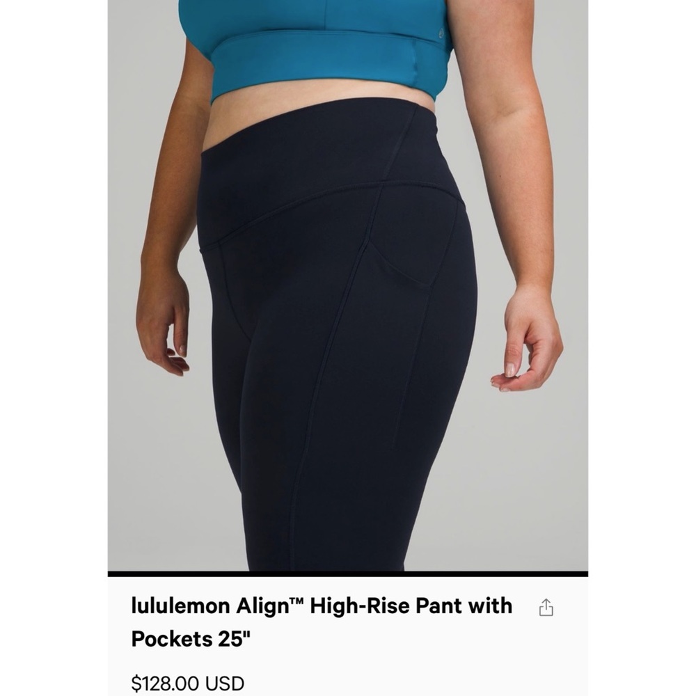 Lululemon Align High Rise Pant with Pockets 28”